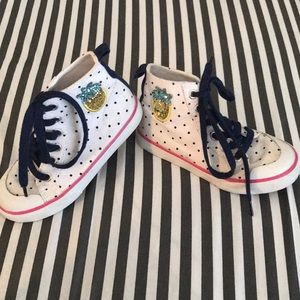 Toddler Gymboree pineapple high tops size 9